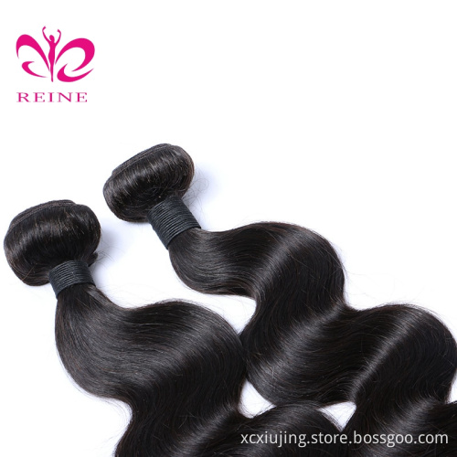 Thick and Heavy ends brazilian human hair extensions grade 9a peruvian body wave bundles for black woman